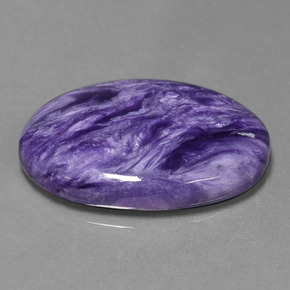 Charoite Tolet Natural 18.41ct, Corte Oval, Opaco