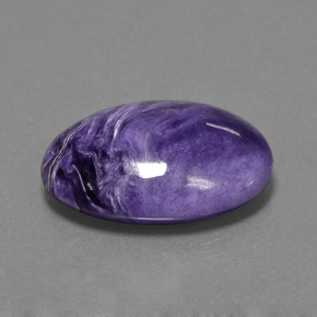 Charoite Tolet Natural 17.74ct, Corte Oval, Opaco