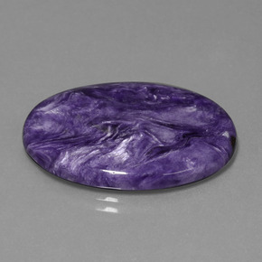 Charoite Tolet Natural 21.79ct, Corte Oval, Opaco