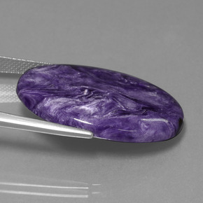 Charoite Tolet Natural 21.79ct, Corte Oval, Opaco