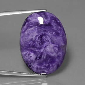 Charoíta Tolet Natural 26,68ct, Corte Oval, Opaco