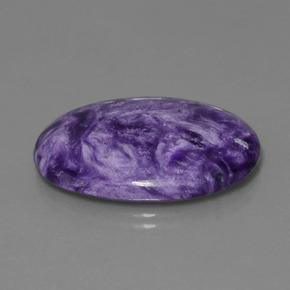 Charoíta Tolet Natural 26,68ct, Corte Oval, Opaco
