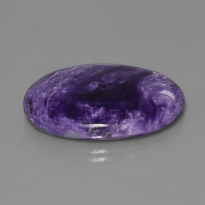 Charoite Tolet Natural 29.05ct, Corte Oval, Opaco