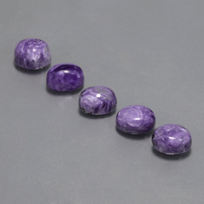 Pedras preciosas de Charoite Tolet natural de  ct, oval, Opaco