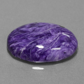 Charoite Tolet Natural 16.32ct, Corte Oval, Opaco