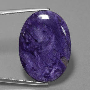 Charoite Tolet Natural 25.19ct, Corte Oval, Opaco