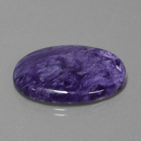 Charoite Tolet Natural 25.19ct, Corte Oval, Opaco