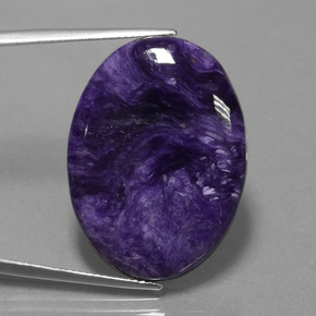Charoite Tolet Natural 25.00ct, Corte Oval, Opaco
