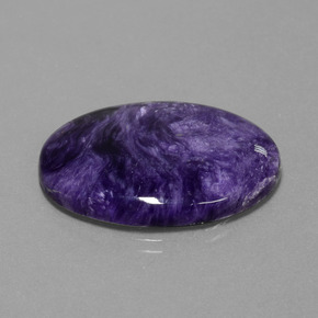 Charoite Tolet Natural 25.00ct, Corte Oval, Opaco
