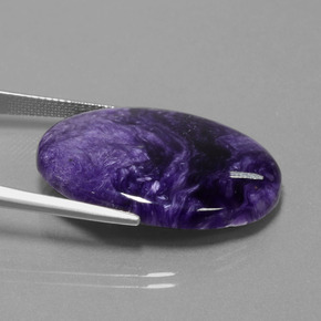 Charoite Tolet Natural 25.00ct, Corte Oval, Opaco