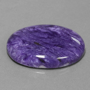 Charoite Tolet Natural 33.07ct, Corte Oval, Opaco