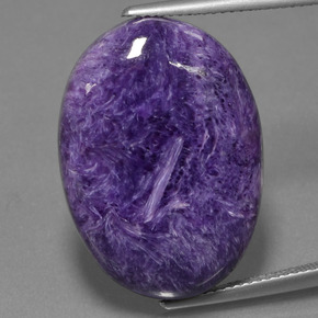 Charoite Tolet Natural 22.70ct, Corte Oval, Opaco