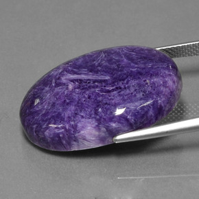 Charoite Tolet Natural 22.70ct, Corte Oval, Opaco