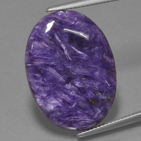 Charoite Tolet Natural 15.89ct, Corte Oval, Opaco
