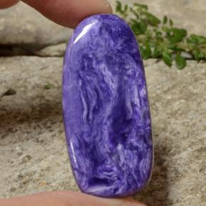 Charoite Tolet Natural 33.22ct, Forma extravagante, Opaco
