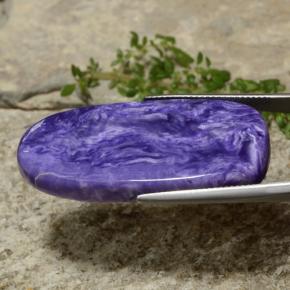 Charoite Tolet Natural 33.22ct, Forma extravagante, Opaco