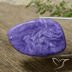 Charoite Violeta Intenso Natural 39.50ct, Chique, Opaco