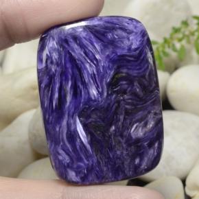Charoite Tolet Natural 63.73ct, Almofada cortada, Opaco
