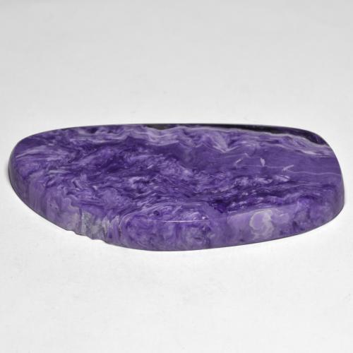 Charoite Violeta Profundo Natural 76.84ct, Forma extravagante, Opaco