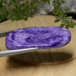 Charoite Violeta médio-escuro Natural 29.45ct, Forma extravagante, Opaco