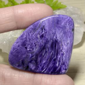 Charoite Tolet Natural 67.11ct, Formato de pêra, Opaco