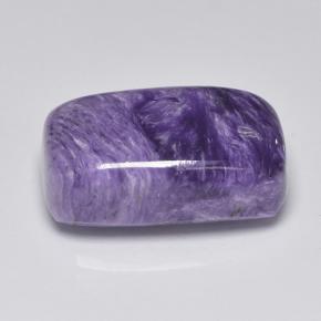 Charoíta violeta natural 11,87ct, almofada cortada, opaco