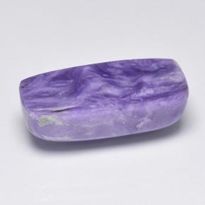 Charoíta violeta natural 9,25ct, almofada cortada, opaco