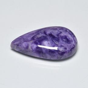 Charoite Tolet Natural 13.05ct, Formato de pêra, Opaco