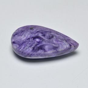 Charoite Tolet Natural 13.05ct, Formato de pêra, Opaco