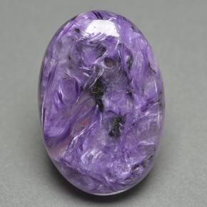 Charoite Tolet Natural 18.41ct, Corte Oval, Opaco