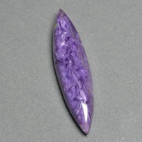 Charoíta violeta natural 8,00ct, marquise, translúcido