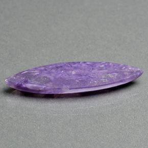 Charoíta violeta natural 8,00ct, marquise, translúcido