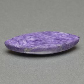 Charoíta violeta natural 11,24ct, marquise, opaco
