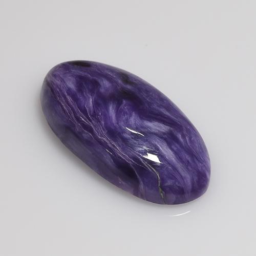 Charoite Tolet Natural 5.40ct, Corte Oval, Opaco