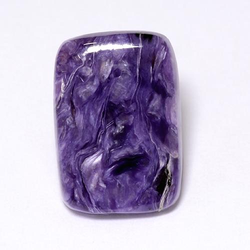 Charoite Tolet Natural 5.12ct, Almofada cortada, Opaco