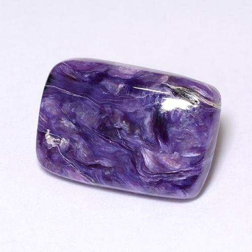 Charoite Tolet Natural 5.12ct, Almofada cortada, Opaco