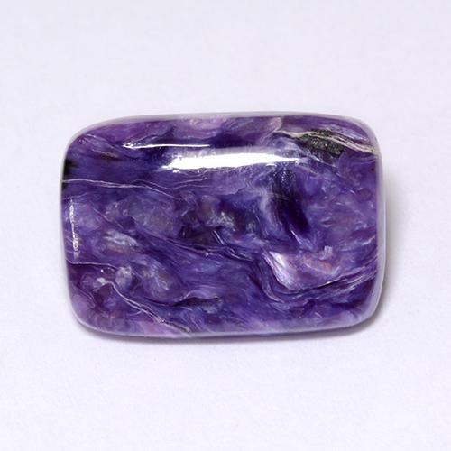 Charoite Tolet Natural 5.12ct, Almofada cortada, Opaco