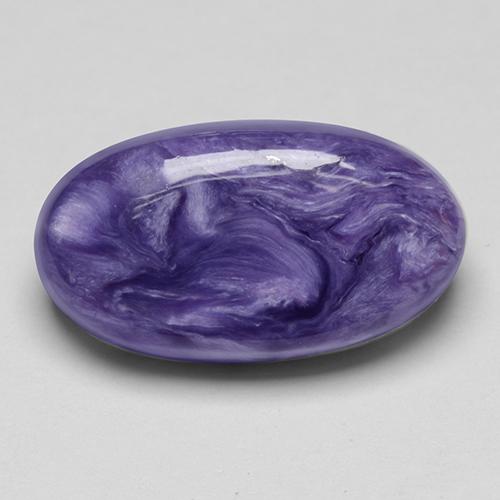 Charoite Tolet Natural 6.17ct, Corte Oval, Opaco