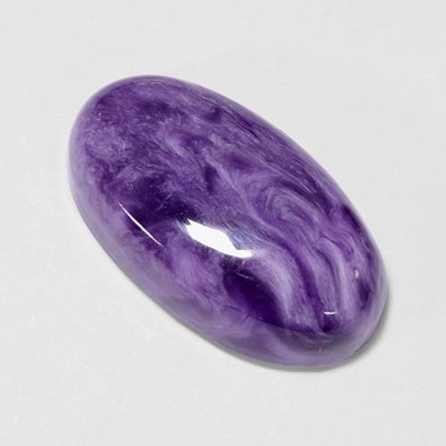 Charoite Tolet Natural 6.23ct, Corte Oval, Opaco