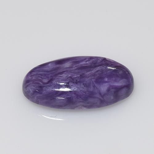 Charoite Tolet Natural 4.14ct, Corte Oval, Opaco