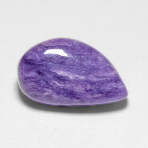 Charoíta violeta natural 4,12ct, forma extravagante, opaco