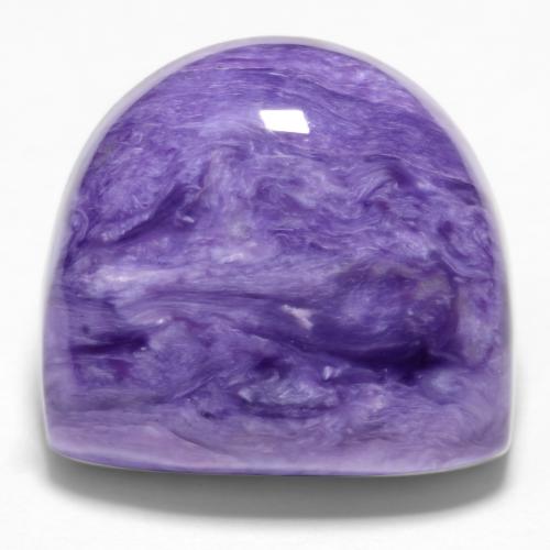 Charoíta violeta natural 10,48ct, forma extravagante, opaco