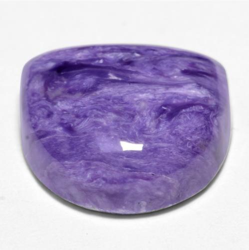Charoíta violeta natural 10,48ct, forma extravagante, opaco