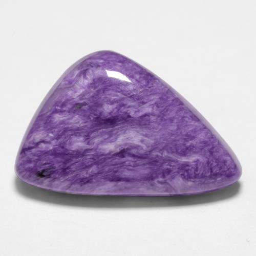 Charoíta violeta natural 10,30ct, forma extravagante, opaco