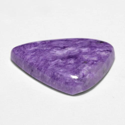 Charoíta violeta natural 10,30ct, forma extravagante, opaco