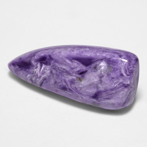 Charoíta violeta natural 15,21ct, forma extravagante, opaco