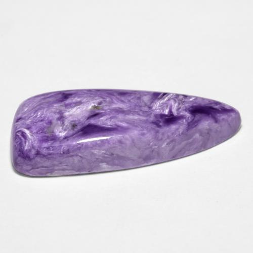 Charoíta violeta natural 15,21ct, forma extravagante, opaco
