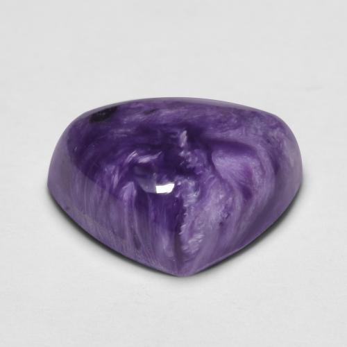 Charoíta violeta natural 7,99ct, forma extravagante, opaco