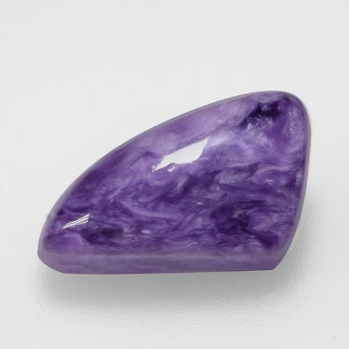 Charoíta Aveludado Roxo Violeta Natural 5,08ct, Forma extravagante, Opaco