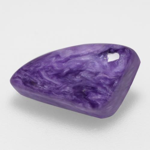 Charoíta Aveludado Roxo Violeta Natural 5,08ct, Forma extravagante, Opaco